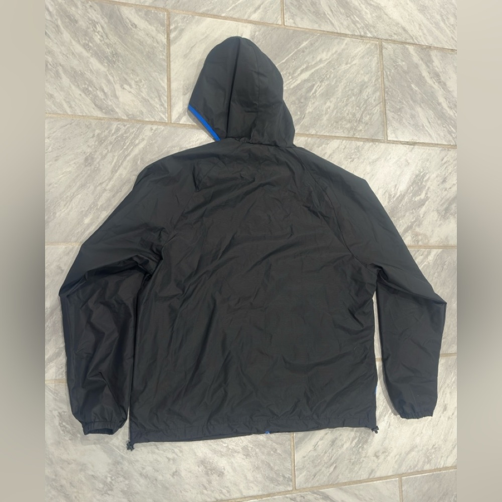 New Balance Mens Black & Blue Windbreaker Full Zip Jacket Size XL - Picture 2 of 8